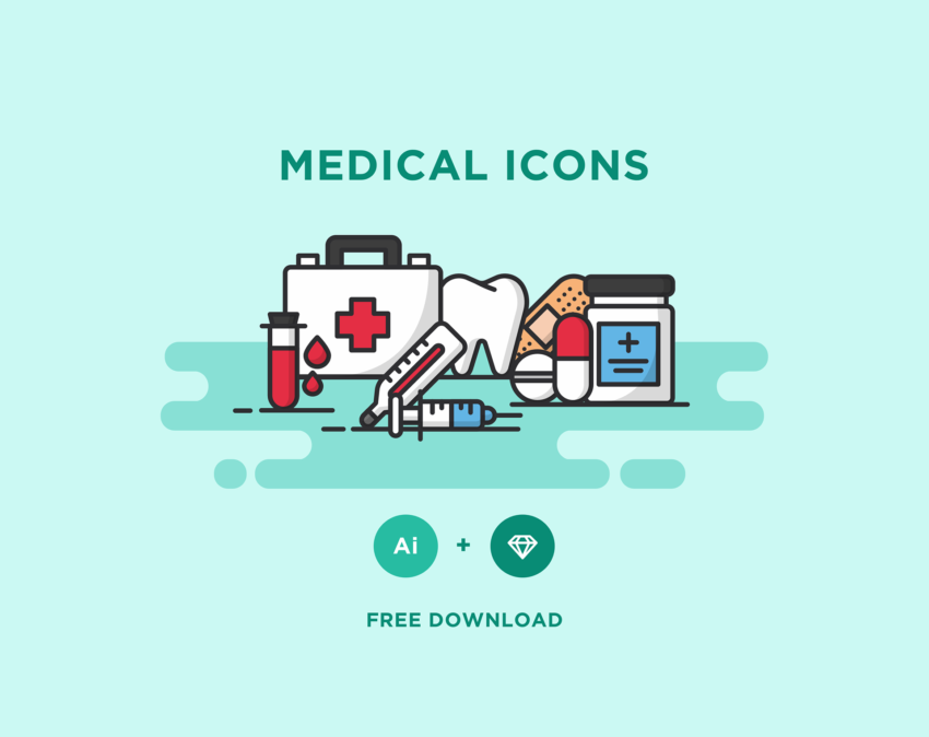 Free Medical Icon Pack (.Ai + .Sketch) Free Medical Icon Pack (.Ai + .Sketch) скачать бесплатно