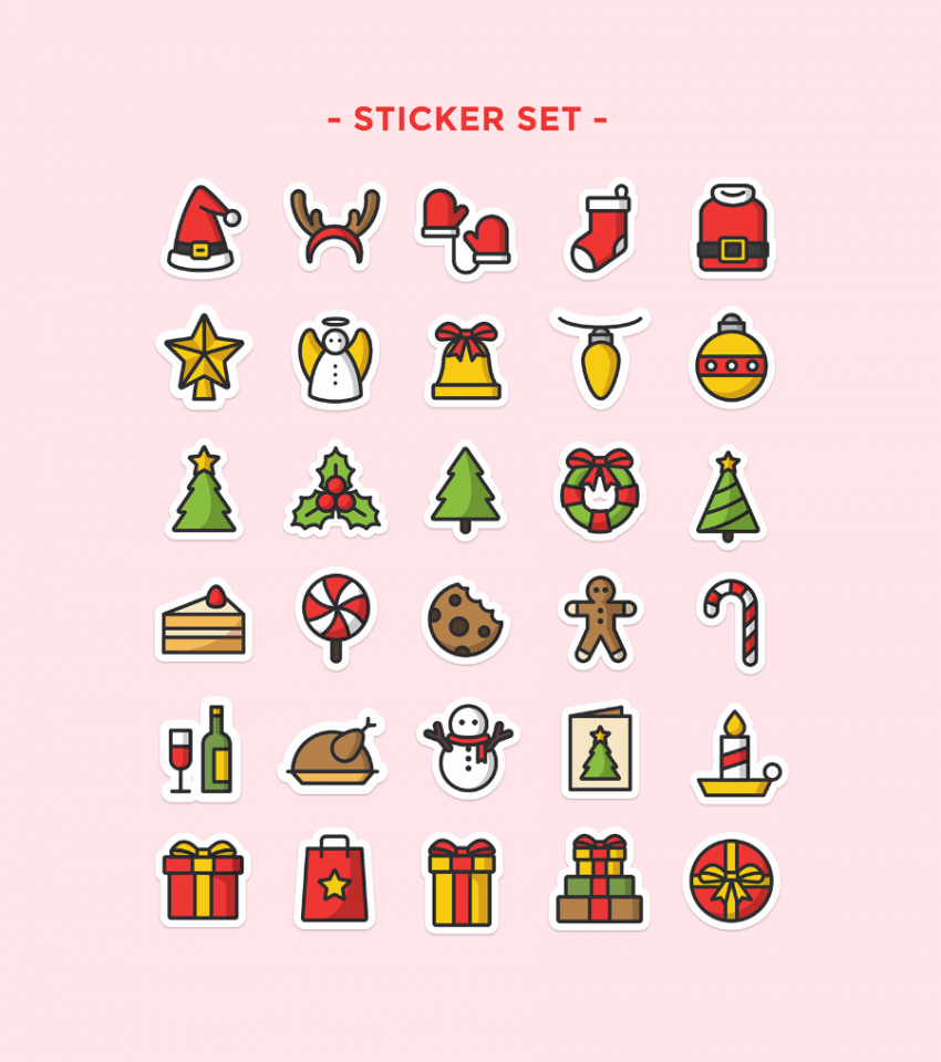 Free Christmas Special Icon Pack (.Ai + .Sketch) скачать бесплатно